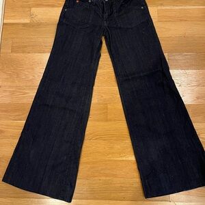 Hudson Wide Leg Women’s Demin Jeans, Size 27